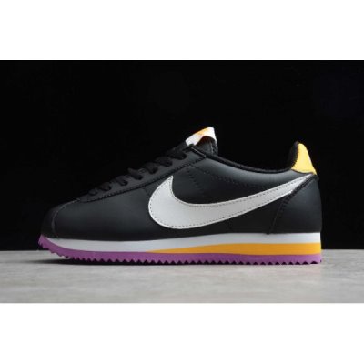 Nike Bayan Classic Cortez Siyah / Turuncu / Mor Lifestyle Ayakkabı Türkiye - ALRPIML2